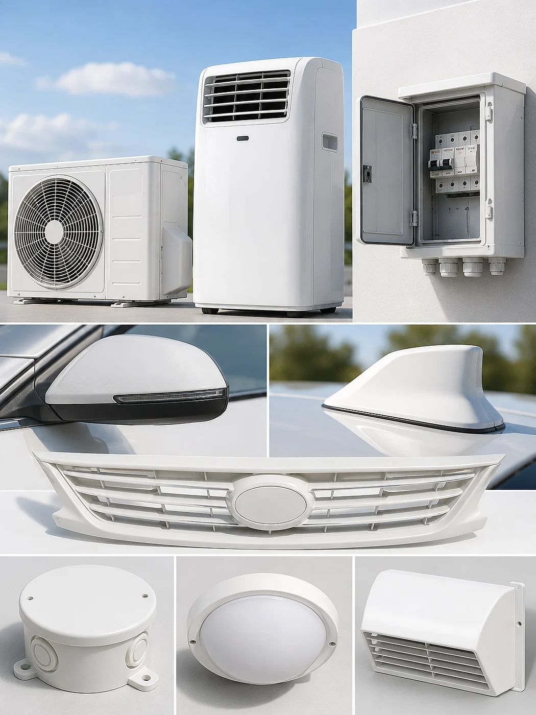 DGK-ABS R165UV UV-resistant ABS outdoor appliance and automotive applications