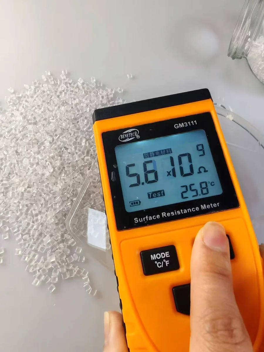 DGK-PMMA KJD890TM transparent antistatic PMMA surface resistance meter reading