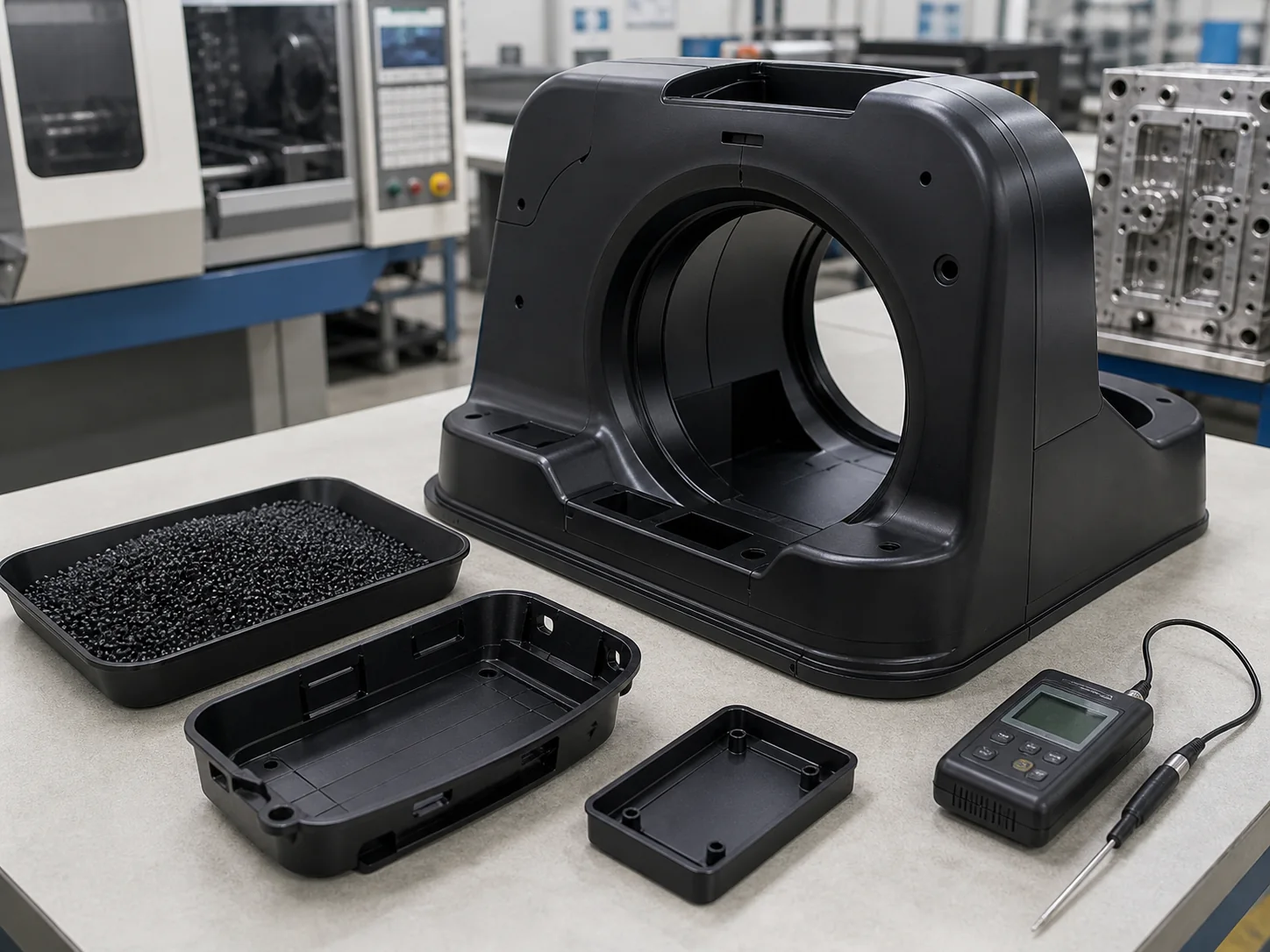 CNT Composite Conductive PP for Very Large Injection Molded Parts