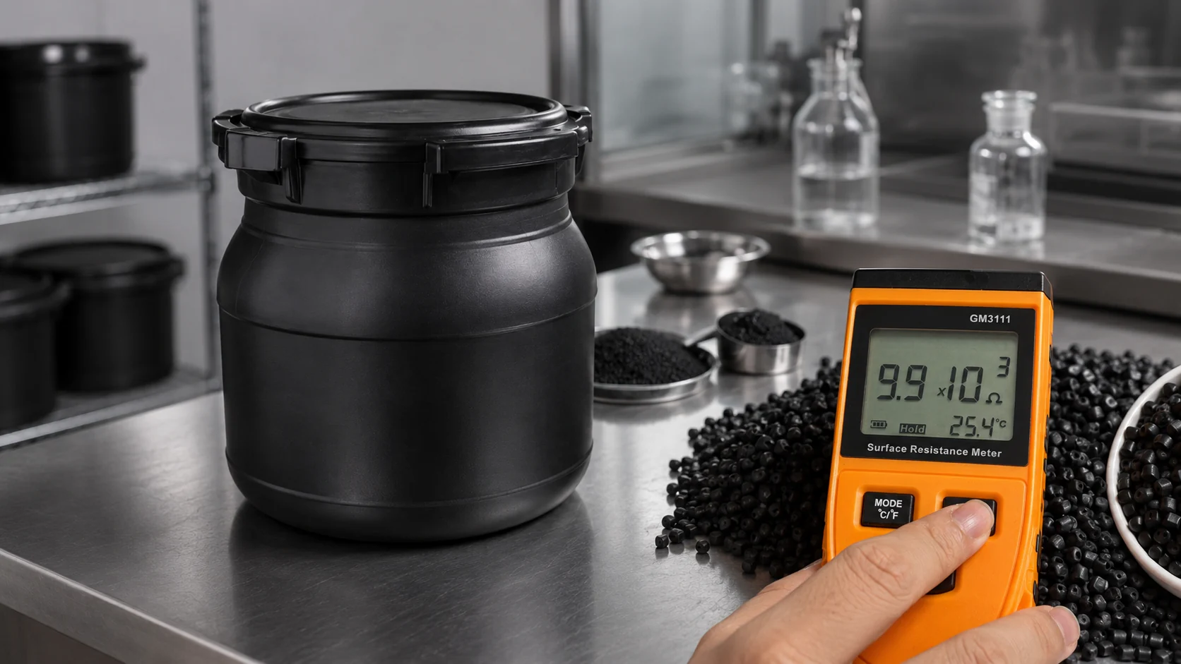 Dificultades técnicas de los bidones químicos de PE conductor y la solución DEYU DGK-PE