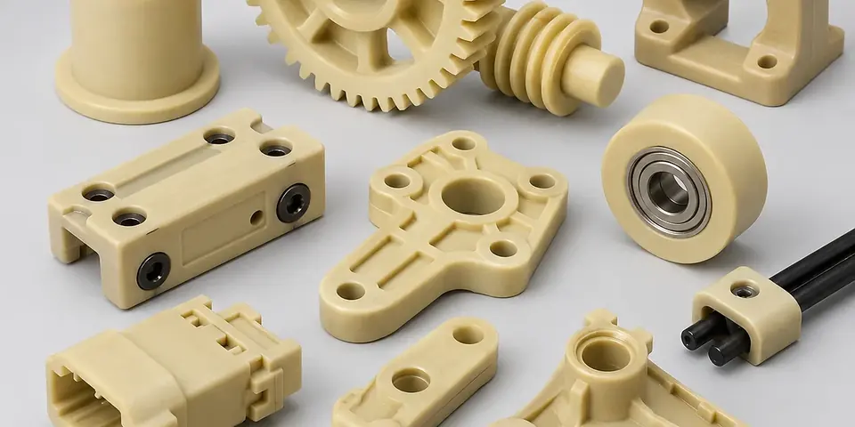 DGK-POM FL100T aramid reinforced POM application parts for wear failure tuning